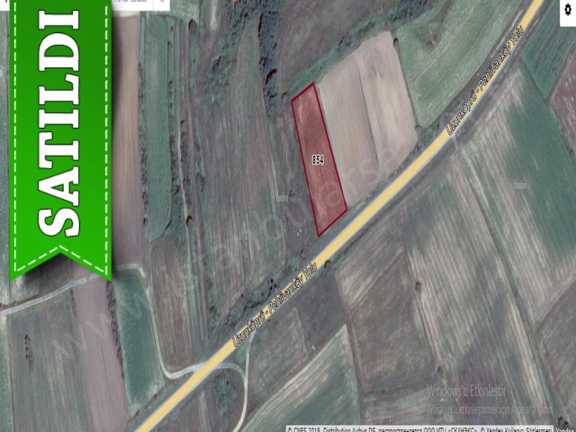 Edirne Uzunköprü Muhacırkadı Köyü Satılık Arsa , 150 m2 Asfalt Caddeye Cephe 