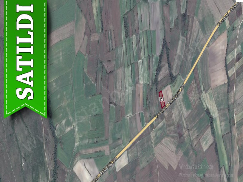 Edirne Uzunköprü Muhacırkadı Köyü Satılık Arsa , 150 m2 Asfalt Caddeye Cephe 