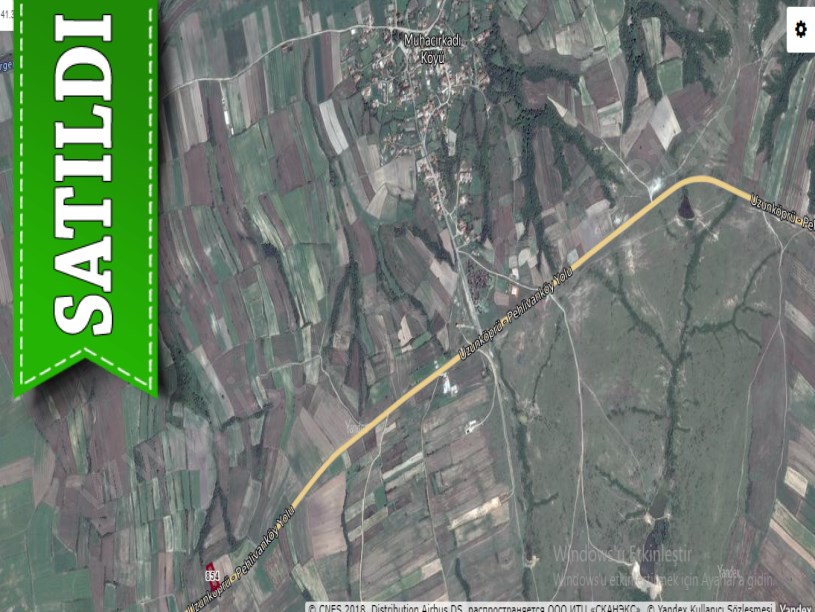 Edirne Uzunköprü Muhacırkadı Köyü Satılık Arsa , 150 m2 Asfalt Caddeye Cephe 