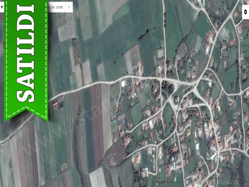 Edirne Uzunköprü Muhacırkadı Köyü Satılık Arsa , 187 M2 Evlere Yakın Hisseli