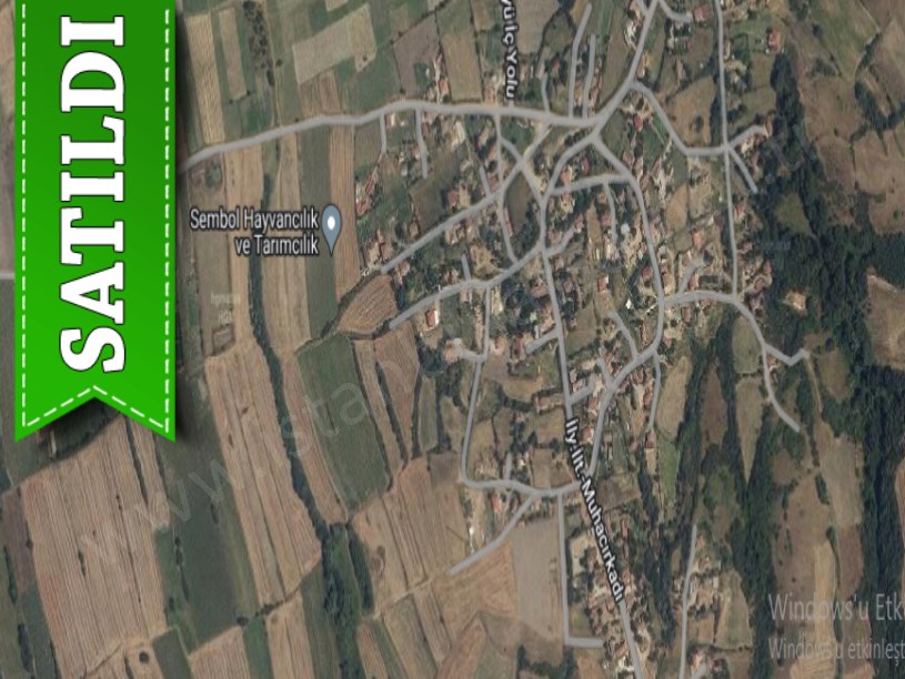 Edirne Uzunköprü Muhacırkadı Köyü Satılık Arsa , 187 M2 Evlere Yakın Hisseli