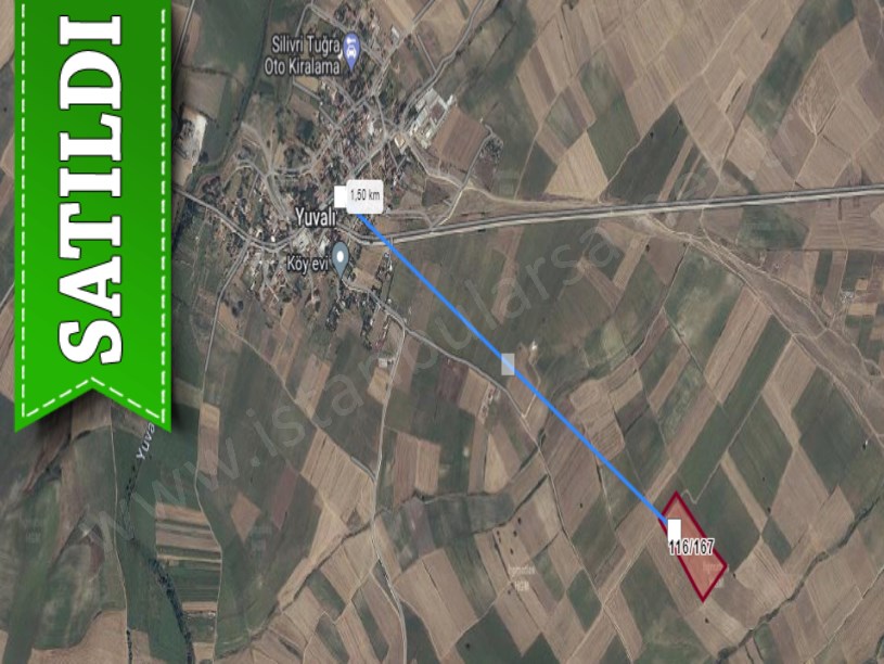 Tekirdağ Saray Yuvalıda Satılık Arsa , 702 M2 Yolu Var Hisseli