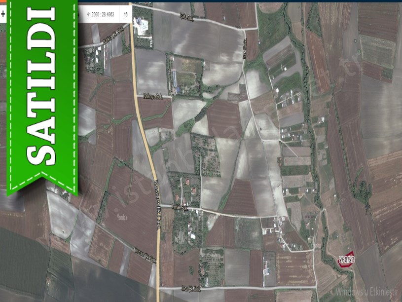 Çatalca Kestanelikte Satılık Arsa , 355 m2 Evlerin Yakını Hisseli