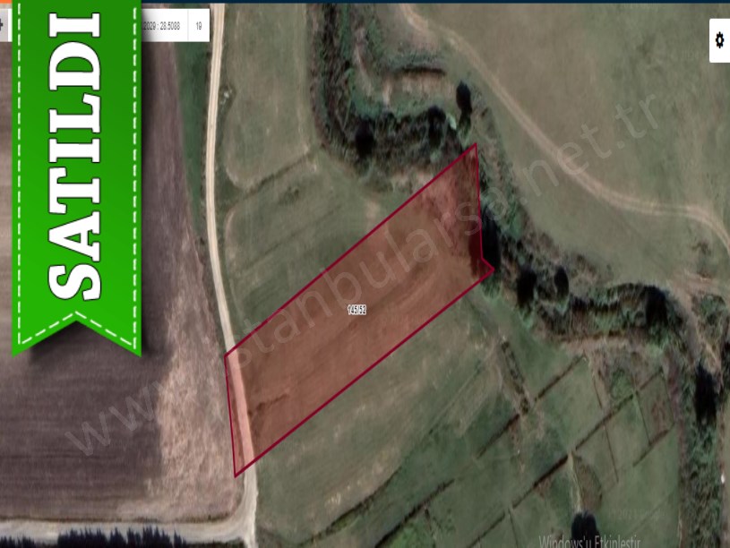 Çatalca İzzettinde Satılık Arsa , 580 M2 Yolu Var Çevrili
