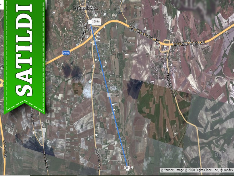 Çatalca İzzettinde Satılık Arsa , 580 M2 Yolu Var Çevrili