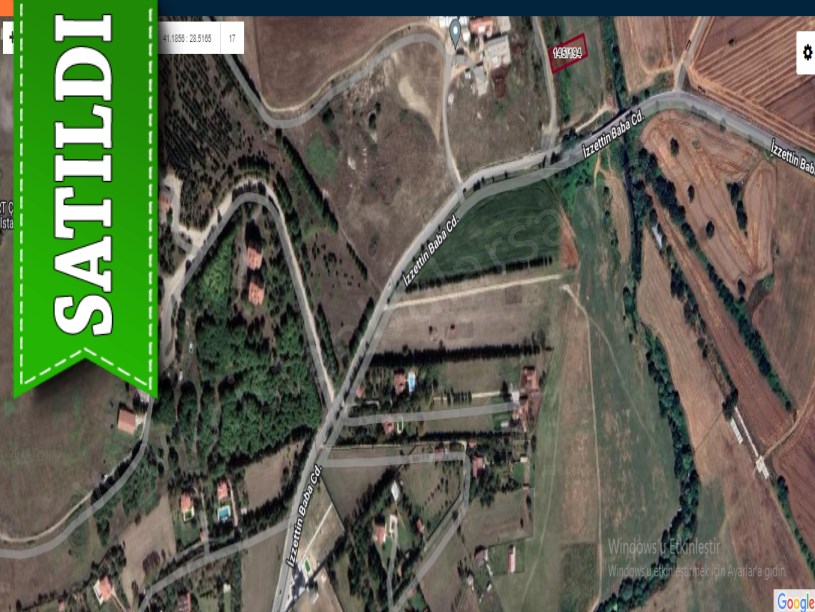 Çatalca İzzettinde Satılık Arsa , 230 M2 Yola Cephe Hisseli