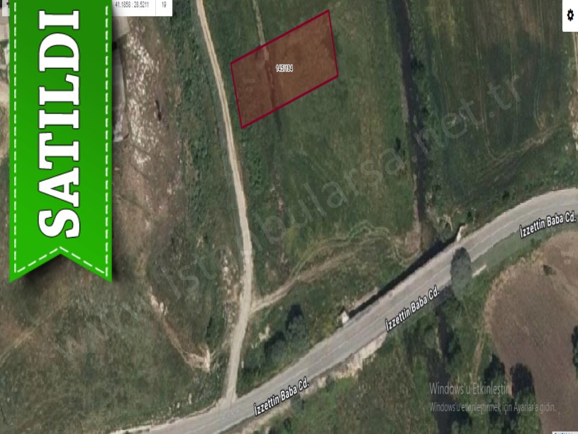 Çatalca İzzettinde Satılık Arsa , 230 M2 Yola Cephe Hisseli