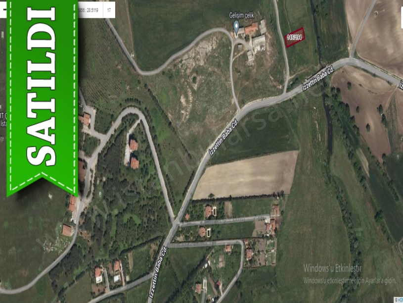 Çatalca İzzettinde Satılık Arsa , 230 M2 Yola Cephe Hisseli