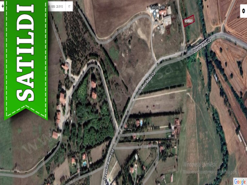 Çatalca İzzettinde Satılık Arsa , 230 M2 Yola Cephe Hisseli