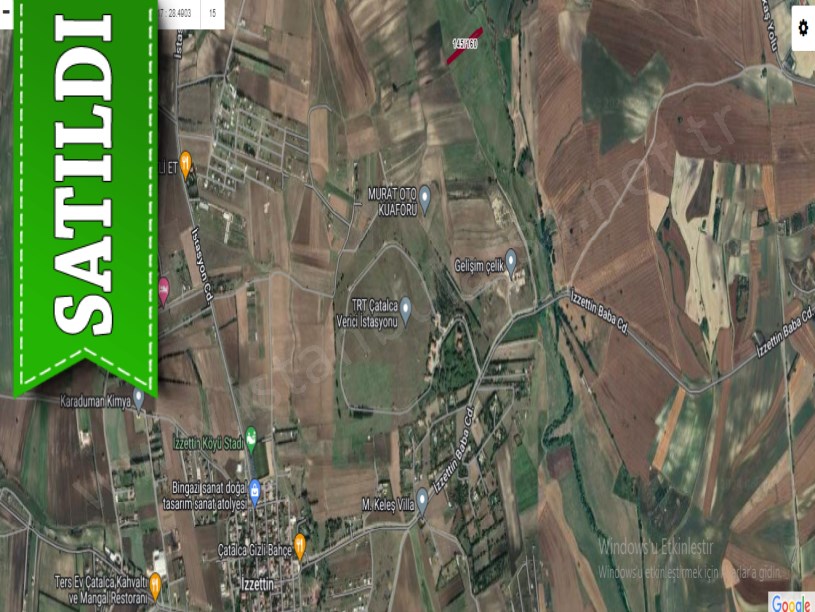 Çatalca İzzettinde Satılık Arsa , 260 M2 Çaplı Hisseli 