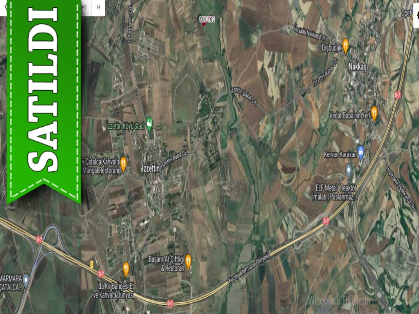 Çatalca İzzettinde Satılık Arsa , 260 M2 Çaplı Hisseli 