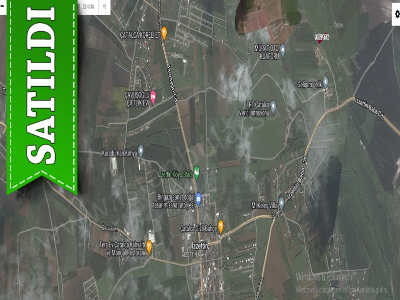 Çatalca İzzettinde Satılık Arsa , 258 M2 Evlerin Yakını Hisseli 