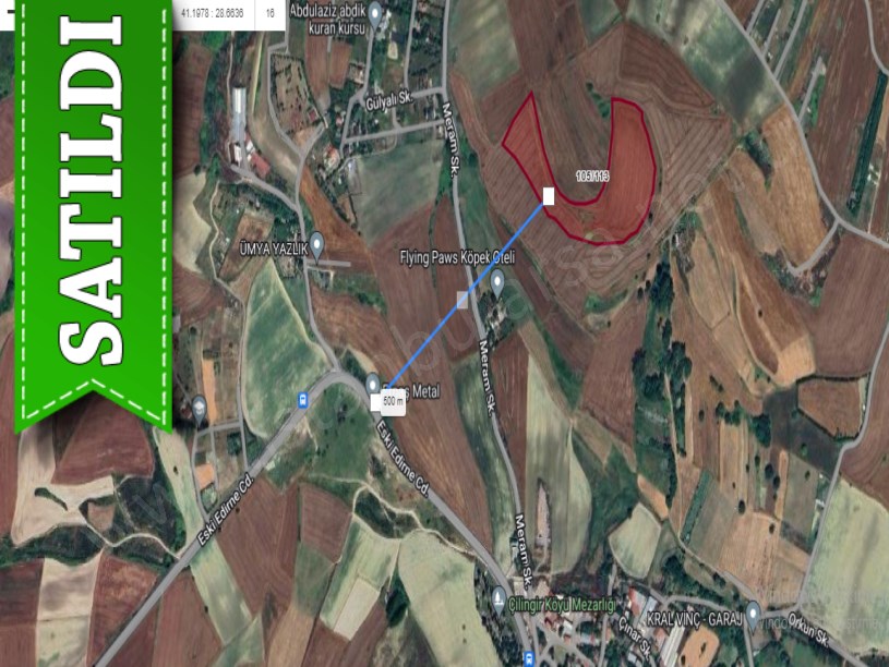 Arnavutköy Çilingirde Satılık Arsa , 760 m2 Evlerin Yakını  Hisseli 