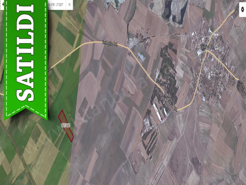 Tekirdağ Saray Edirköyde Satılık Arsa , 830 M2 Hisseli Çaplı 