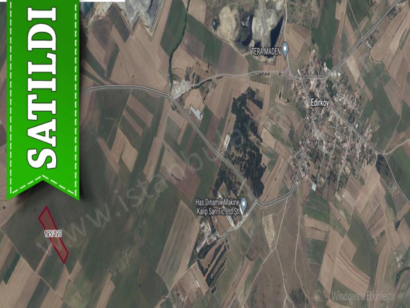 Tekirdağ Saray Edirköyde Satılık Arsa , 830 M2 Hisseli Çaplı 
