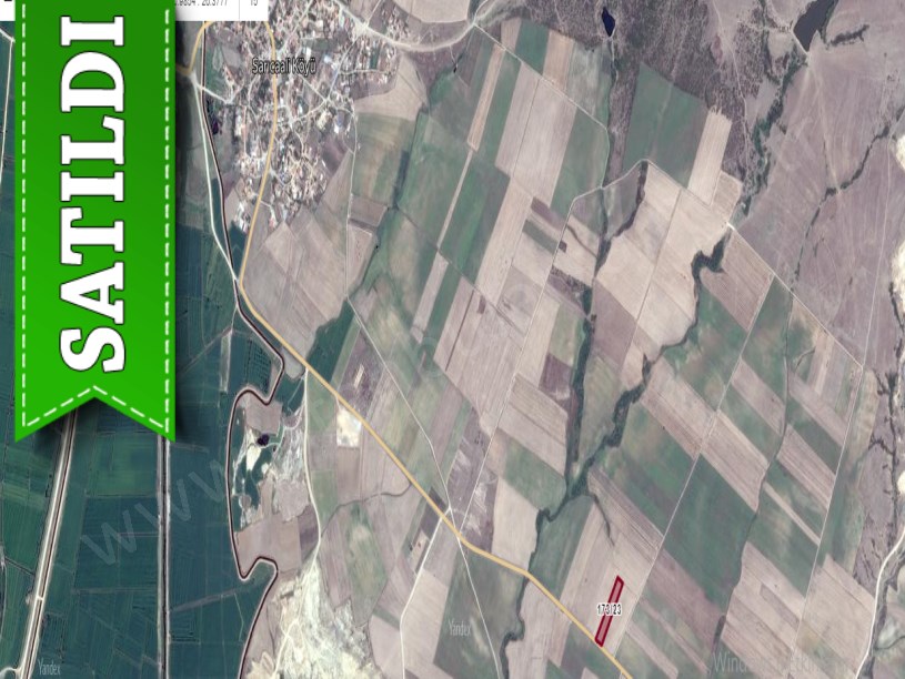 Edirne İpsala Sarıcaali Köyünde Satılık Tarla , 5,980 m2 Müstakil Asfalt Caddeye Cephe 