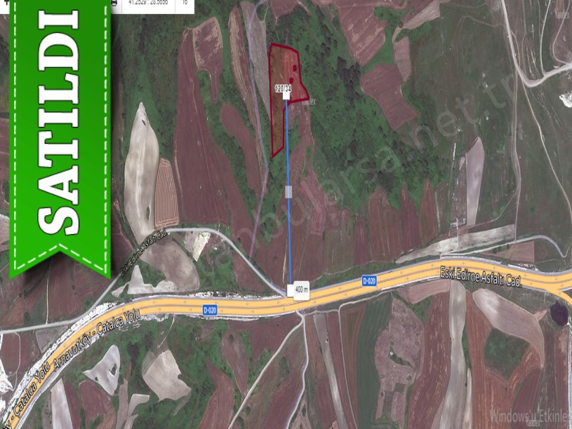 Arnavutköy Yassıörende Satılık Arsa , 164 M2 Yolu Var Hisseli 