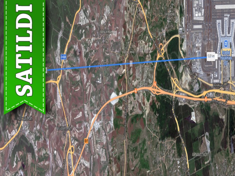 Arnavutköy Yassıörende Satılık Arsa , 164 M2 Yolu Var Hisseli 