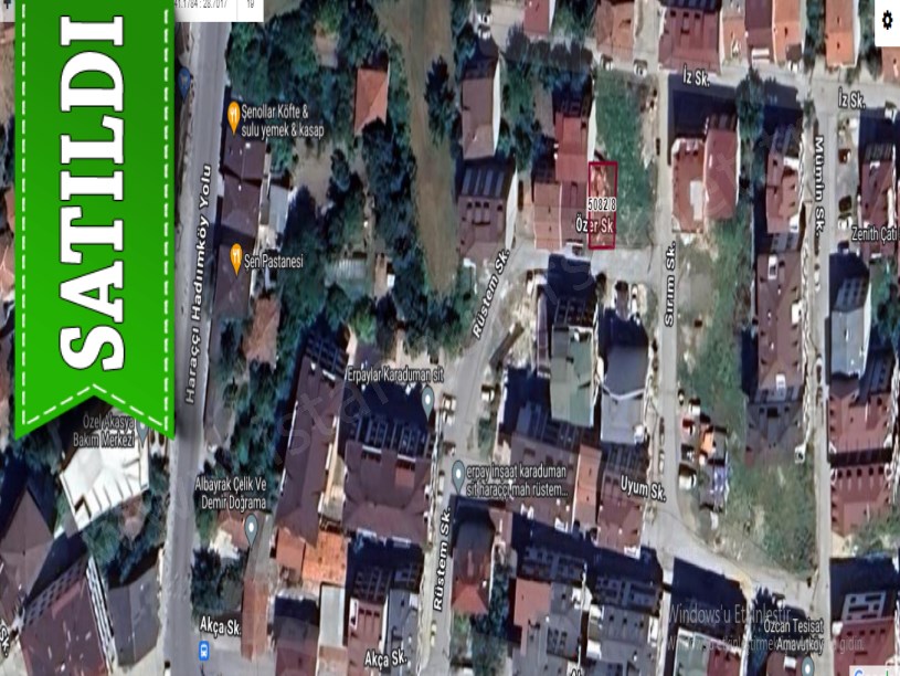 Arnavutköy Haraççıda Satılık Arsa , 126 M2 4 Kat İmarlı Merkezde Müstakil