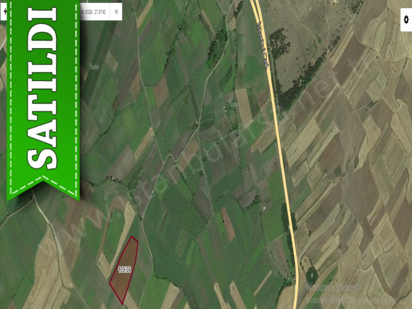 Kırklareli Vize Çakıllı Köyünde Satılık Arsa , 761 m2 Hisseli Arsa
