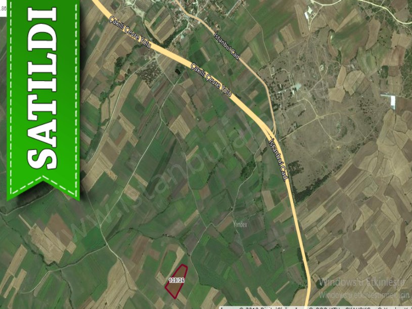 Kırklareli Vize Çakıllı Köyünde Satılık Arsa , 761 m2 Hisseli Arsa