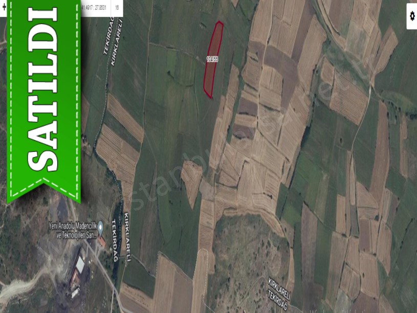 Kırklareli Vize Çakıllı Köyünde Satılık Arsa , 271 M2 Hisseli 