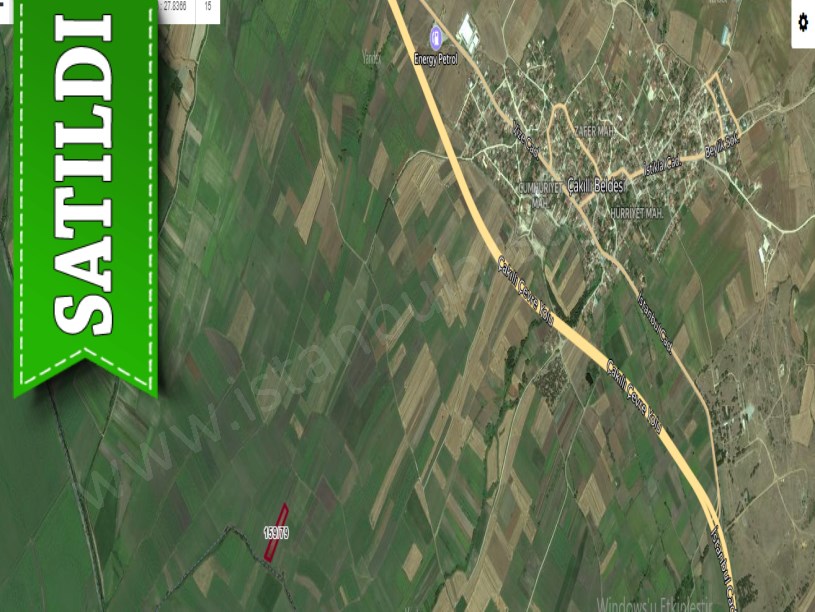Kırklareli Vize Çakıllı Köyünde Satılık Arsa , 318 M2 Hisseli 