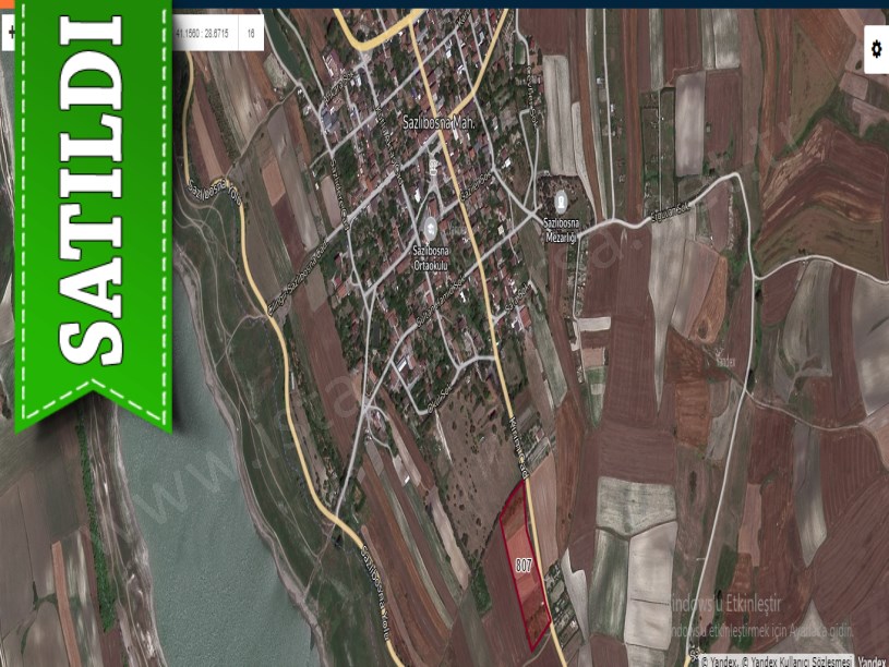 Arnavutköy Sazlıbosnada Satılık Arsa , 350 M2 Cadde Cephe Çevrilebilir 
