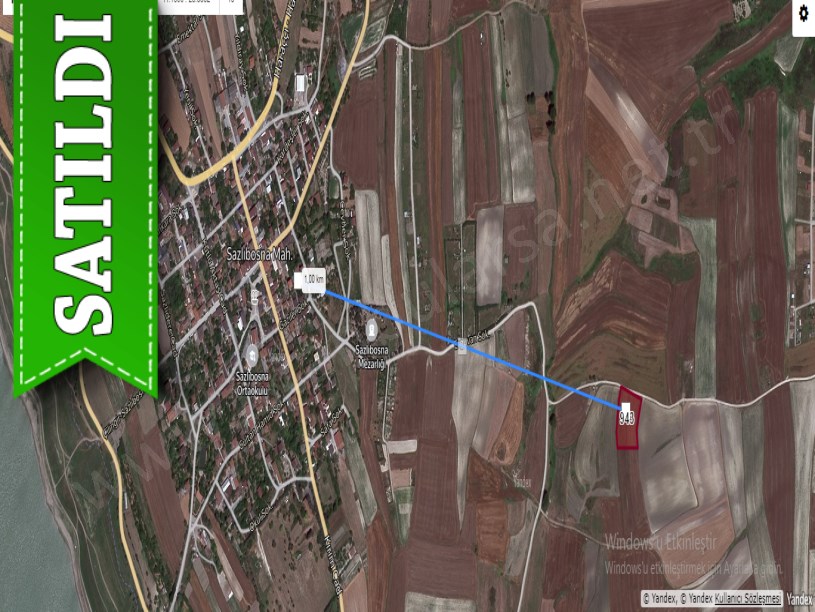 Arnavutköy Sazlıbosnada Satılık Arsa , 1,100 M2 Yolu Var Hisseli