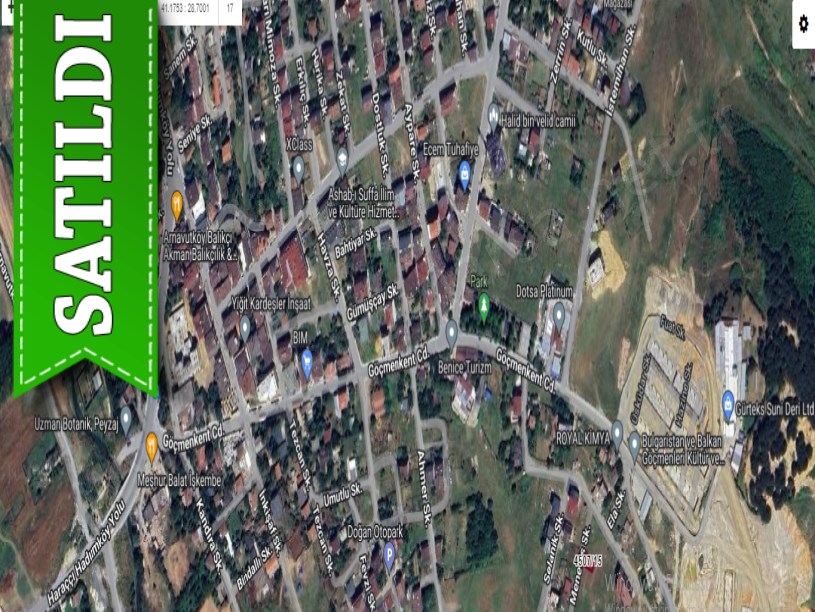Arnavutköy Haraççıda Satılık Arsa , 136 M2 İmarlı Müstakil Yolu Var