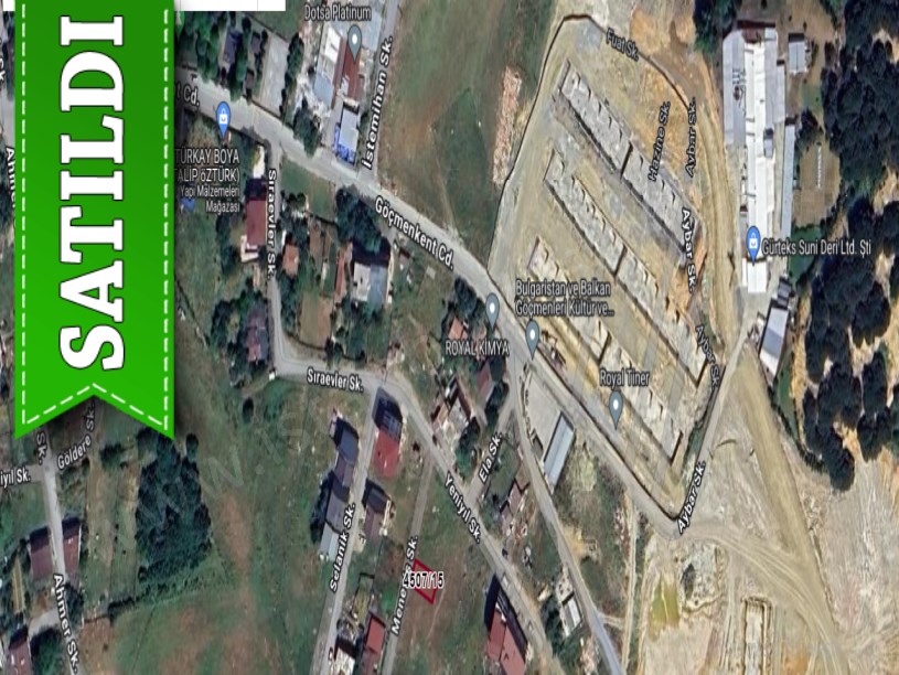 Arnavutköy Haraççıda Satılık Arsa , 136 M2 İmarlı Müstakil Yolu Var