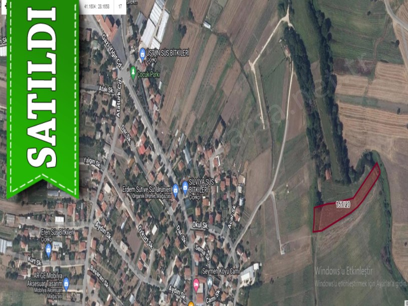 Silivri Seymende Satılık Tarla , 5,584 m2 Müstakil Evlerin Yakını