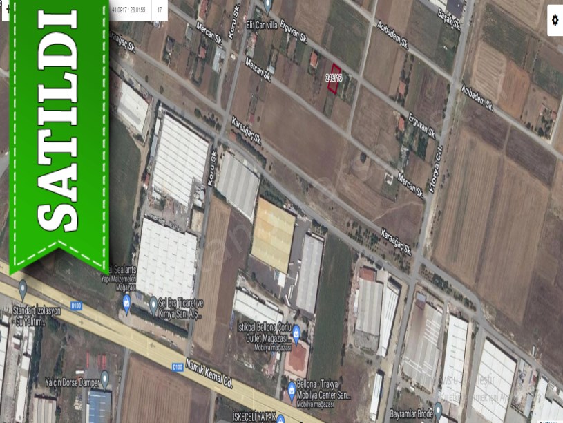 Silivri Değirmenköyde Satılık Arsa , 500 M2 Arsa Müstakil İmarlı Merkezde