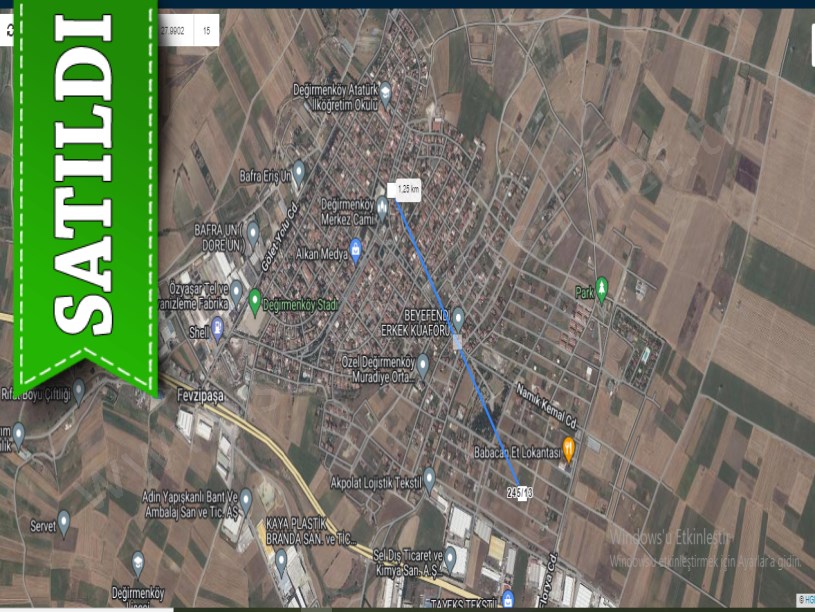 Silivri Değirmenköyde Satılık Arsa , 500 M2 Arsa Müstakil İmarlı Merkezde