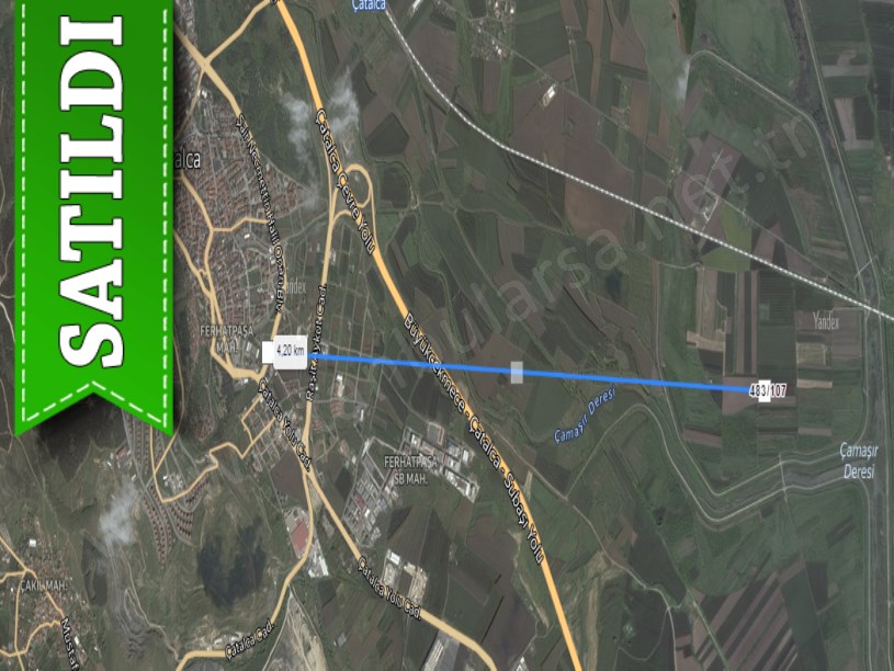 Çatalca Ferhatpaşada Satılık Arsa , 695 m2 Yolu Var Hisseli