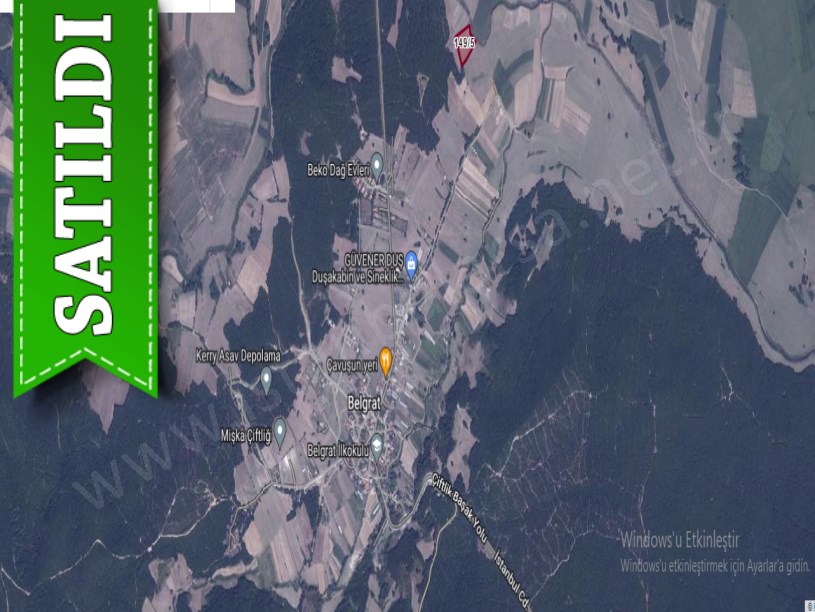 Çatalca Belgratta Satılık Arsa , 264 M2 Evlere Yakın Hisseli