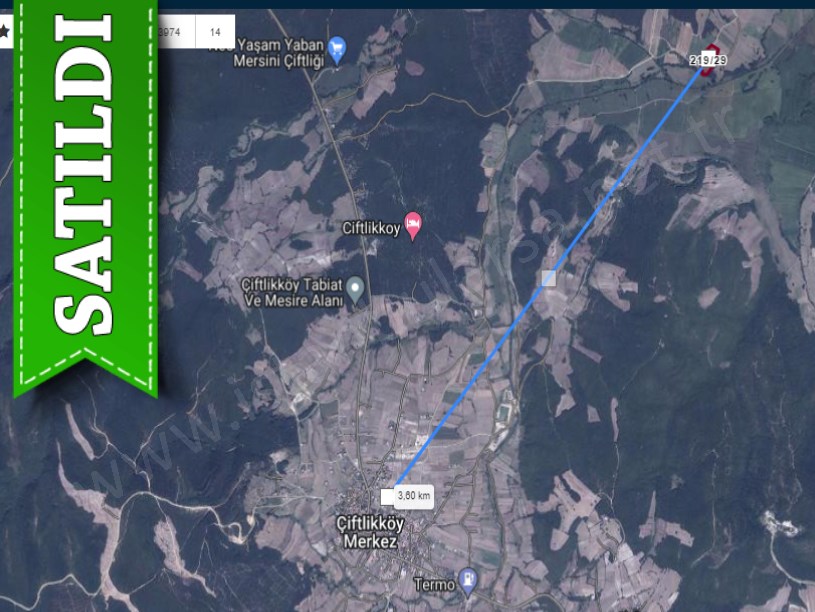 Çatalca Çiftlikköyde Satılık Arsa , 416 M2 Yolu Var Hisseli