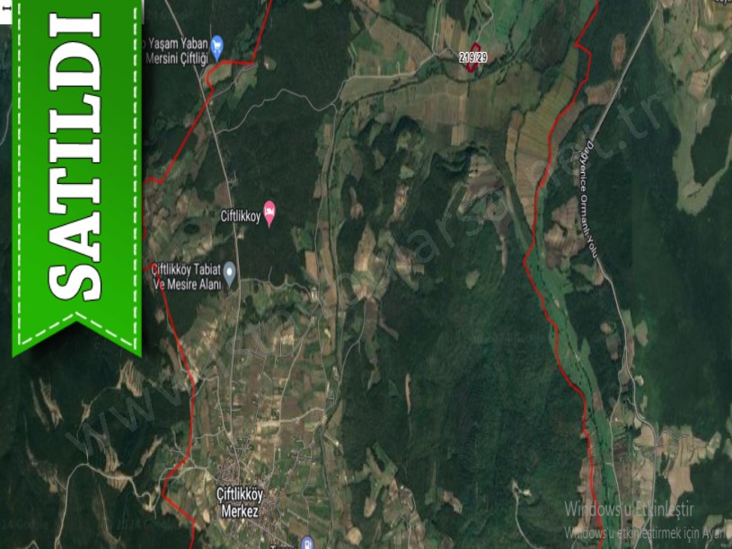 Çatalca Çiftlikköyde Satılık Arsa , 416 M2 Yolu Var Hisseli