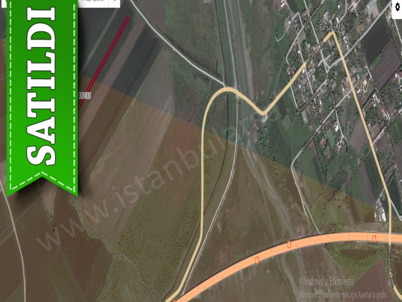 Çatalca Ferhatpaşada Satılık Arsa , 347 M2 Yolu Var Hisseli