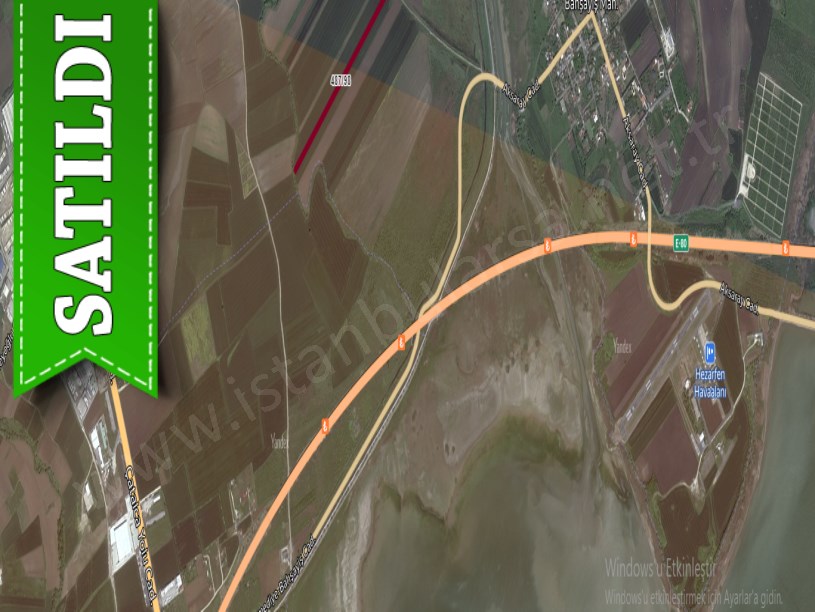 Çatalca Ferhatpaşada Satılık Arsa , 347 M2 Yolu Var Hisseli