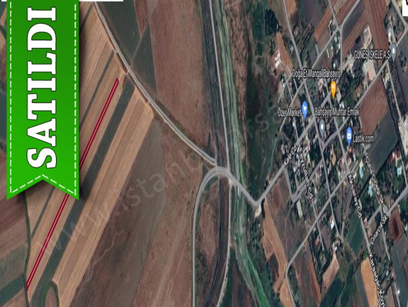 Çatalca Ferhatpaşada Satılık Arsa , 347 M2 Yolu Var Hisseli