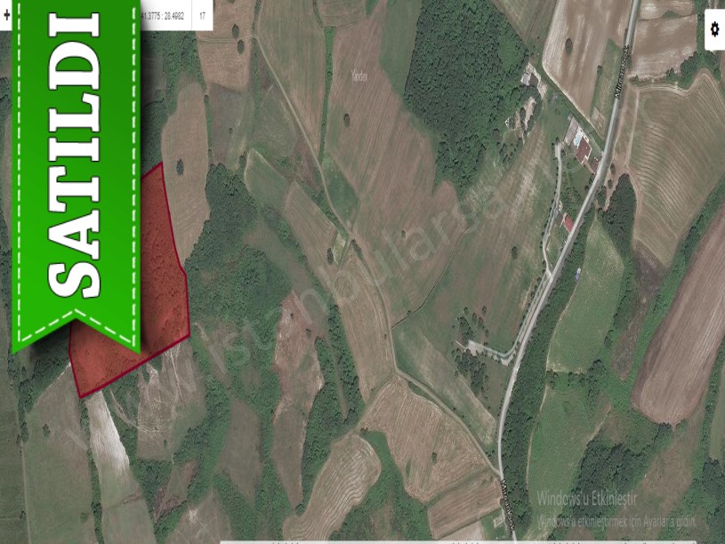 Çatalca Celepköyde Satılık Arsa , 325 M2 Çaplı Hisseli