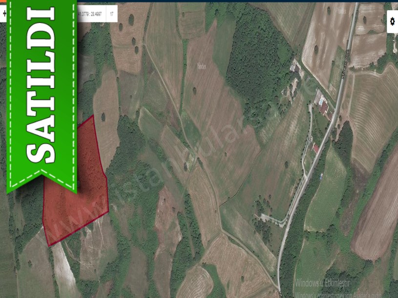 Çatalca Celepköyde Satılık Arsa , 325 M2 Çaplı Hisseli