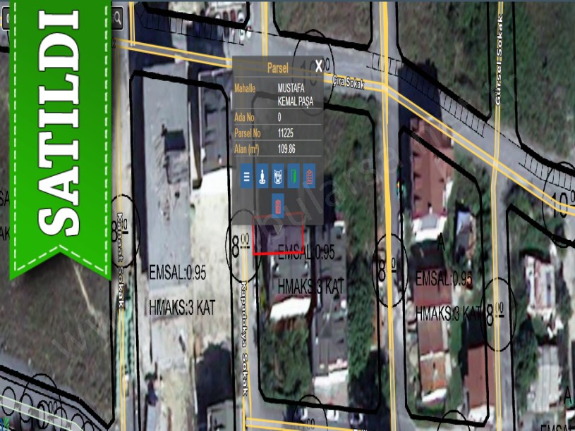 Arnavutköy Mustafa Kemalpaşa Mah Satılık Arsa , 110 M2 Müstakil 3 Kat İmarlı Merkezde