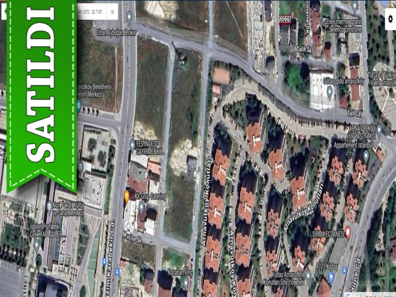 Arnavutköy Mustafa Kemalpaşa Mah Satılık Arsa , 110 M2 Müstakil 3 Kat İmarlı Merkezde