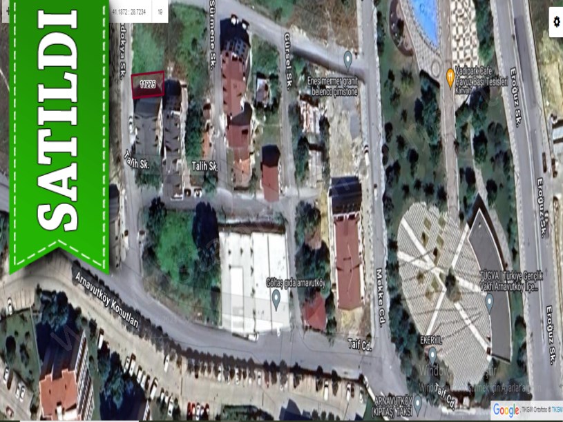 Arnavutköy Mustafa Kemalpaşa Mah Satılık Arsa , 110 M2 Müstakil 3 Kat İmarlı Merkezde