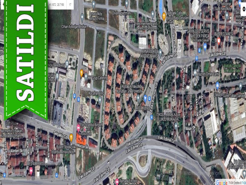 Arnavutköy Mustafa Kemalpaşa Mah Satılık Arsa , 110 M2 Müstakil 3 Kat İmarlı Merkezde