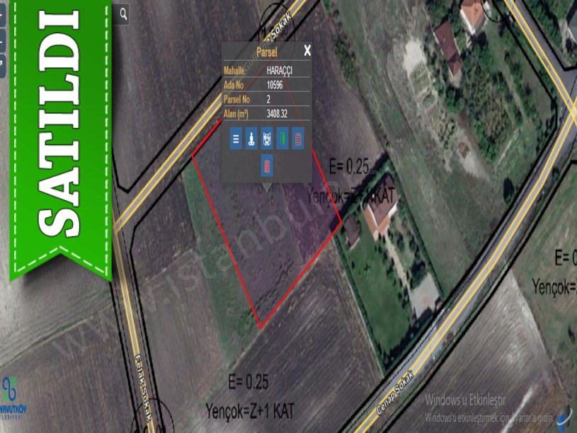 Arnavutköy Haraççıda Satılık Arsa , 860 M2 Evlerin Yakını 2 Kat İmarlı Hisseli 