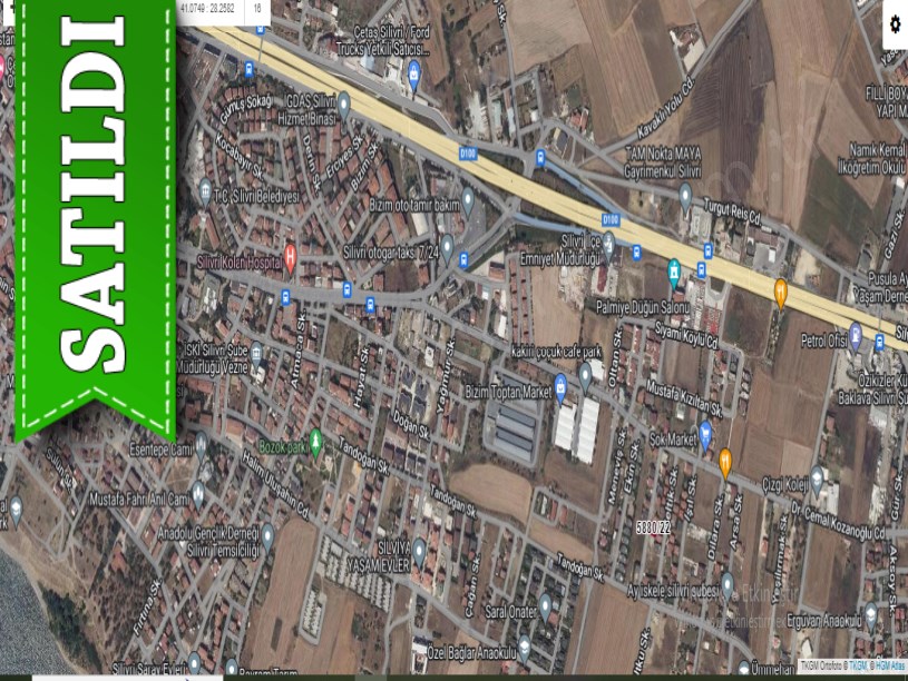 İstanbul Silivri Cumhuriyet Mah, Satılık Arsa , 260 m2 Müstakil Merkezde Denize Yakın 