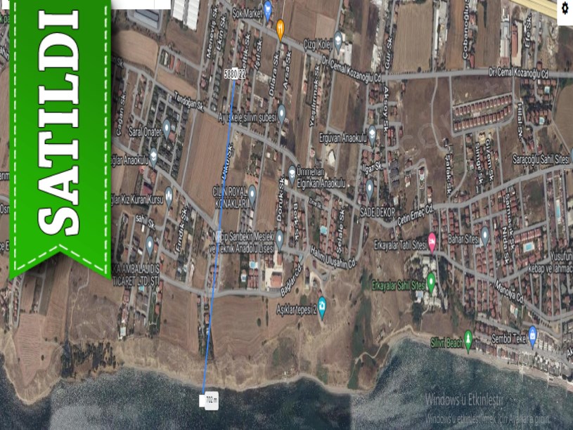 İstanbul Silivri Cumhuriyet Mah, Satılık Arsa , 260 m2 Müstakil Merkezde Denize Yakın 